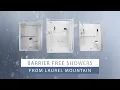 Barrier Free Shower Laurel Mountain