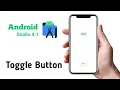 Tutorial Toggle Button in Android Studio 4 1