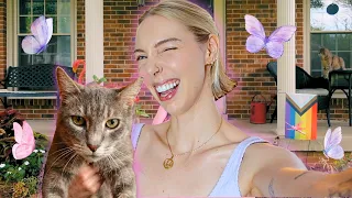VLOG FEEL GOOD | Je Recueille un Chat Errant, Je retape la Cheminé & Dolly Parton 🦋