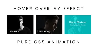 Pure CSS Image Overlay Effect CSS Image Hover Effects