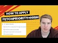 Apply fetchpriority High To Optimize LCP Request Discovery