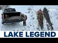 4th-largest sturgeon ever speared on Lake Winnebago is bigger than the spearer herself