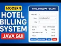 Hotel Billing System in Java Java Project for Beginners 2025