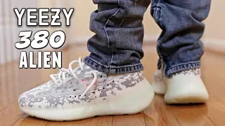BEST YZY EVER YEEZY 380 ALIEN REVIEW ON FEET