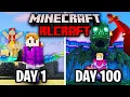 I Spent 100 Days in RLCraft Beat The Hardest Boss