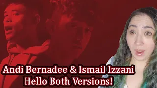 Download Andi Bernadee \u0026 Ismail Izzani  - Hello Both Versions Reaction MP3