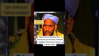 Illahay Wuxuu Leeyahay Ibnu Aadamoow Iga Xishoood Markaad Danbiga Samaynayso Ana Ku Cadaabi Maayo  Illahay Wuxuu Leeyahay Ibnu Aadamoow Iga Xishoood Markaad Danbiga Samaynayso Ana Ku Cadaabi Maayo