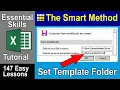 3-14 Understand Templates and Set a Custom Template Folder Location