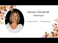 Funeral service for the late Mrs Dianne Startari