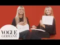 Heidi Leni Klum play Who knows whom better VOGUE Germany