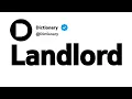 Landlord Synonyms Similar Words