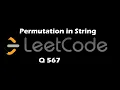 567 Permutation in String Leetcode Medium Sliding Window