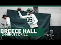His Production Was Off The Charts 2-Minute Drill RB Breece Hall The New York Jets NFL