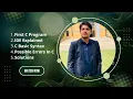First C Program with IDE C Basic Syntax Errors Explained in Hindi Urdu Uzair Mustafa