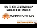 WebdriverIO Tutorial How to validate calls using wdio-intercept-service - Episode