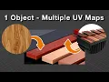 How to use Multiple UV Maps in Blender - Quick Tutorial