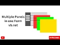 How to Show Forms Inside Panels in Visual Basic Net