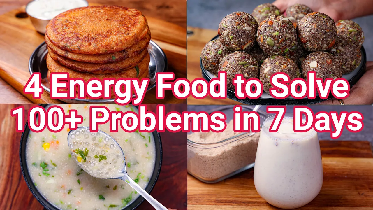 4 Energy Protein Rich Food to Solve 100 Plus Problems in 7 Days   Protein Rich Weight Loss Recipes