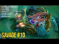 TOP 15 SAVAGE MOMENTS: DOMINATING THE BATTLEFIELD! #10 ✅ ∣ MOBILE LEGENDS