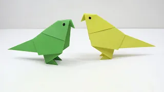 How to Make a Paper Bird Easy - Origami Bird Tutorial