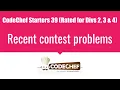 Recent contest problem Solution of CodeChef Starters 39 Contest Problem Solution