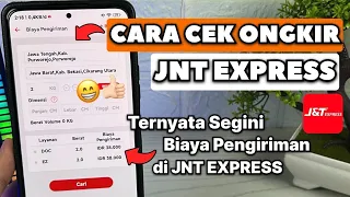 cara cek ongkir jnt express cara cek biaya pengiriman jnt express