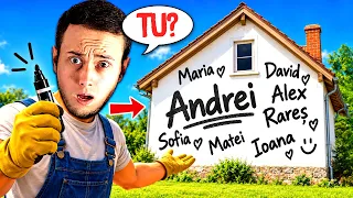 CASA ABONAȚILOR 🏠 Îți scriu NUMELE ?