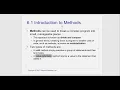C Chapter 6 Modurizing Your Code with Methods Part 1 swf