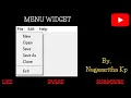 T - 38 MENU WIDGET IN TKINTER add