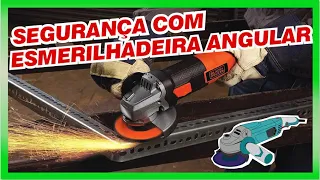 Segurança com esmerilhadeiras angulares