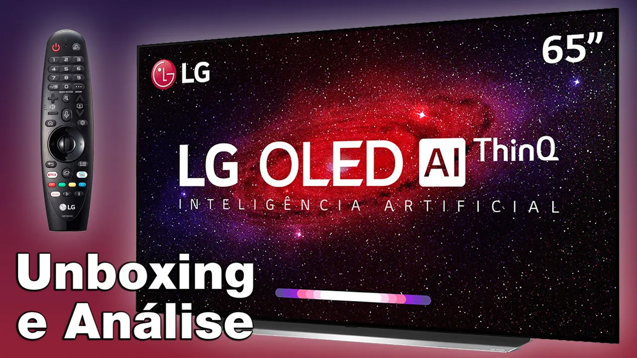 TV LG OLED 65CX - Unboxing e Análise