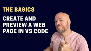 Create and your first web page in VS Code