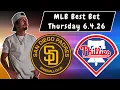 Padres vs Phillies 26 MLB Best Bet - MLB Picks and Predictions Griffin Murphy Doc Sports