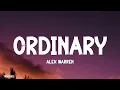 Download Lagu Alex Warren - Ordinary (Lyrics)