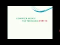 Code Optimization-PART - II
