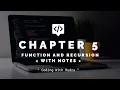 Chapter 5 Function And Recursion C Programming in HINDI Coding With Rudra With Notes