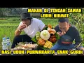 Lagu Makan Nasi Uduk Di Tengah Sawah Purwakarta Sejuk Dan Indah..‼️