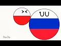 Poland Vore Russia #countryballvore 