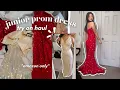 500 AMAZON junior prom dress try-on haul