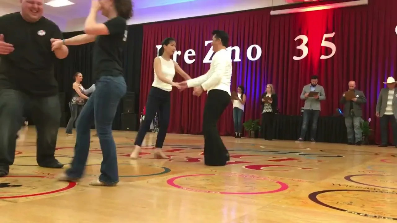Intermediate strictly 1st place, Frezno 2019 - Johnny Lee & Helen Zhou