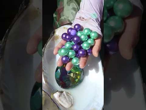 Purple giant clams, collecting enchanting purple pearls