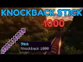 Minecraft Bedrock How to Get a Knockback 1000 Stick Bedrock Command Block Tutorial