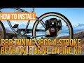 38cc 4-Stroke Rear Axle Drive Hub Mount Engine Kit How To Install