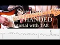 Download Lagu LEFTHANDED - Seruan - Guitar Intro \u0026 Solo Tutorial Slow Motion with TAB