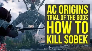assassins creed origins trial of sobek how to defeat sobek ac origins trial of sobek 