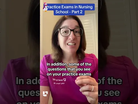 📝 Cathy Explains - Practice Exams in Nursing School Part 2: SHORT | @LevelUpRN