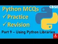 CBSE Part 9 - Using Python Libraries