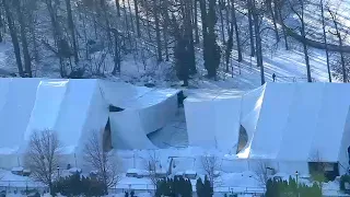 Partial roof collapse at ice rink in Westfield NJ