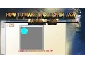 How to make an analog clock in JAVA