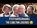 Fitzy gatecrashes Carlton legends at fish n chip shop The Front Bar 2023